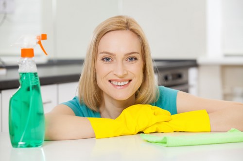Safety-focused carpet cleaning work in a Purley property