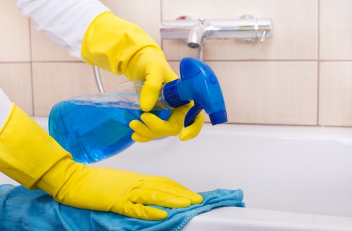 Deep cleaning process for commercial carpets in Purley