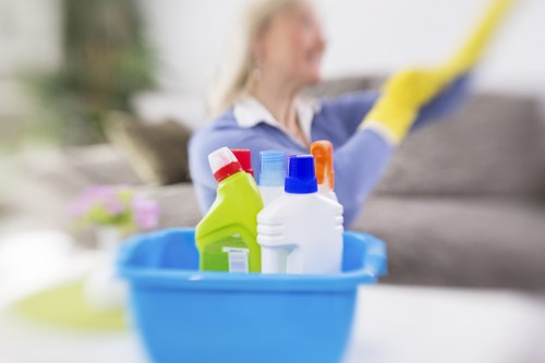 Emergency response and hazard control during carpet cleaning work